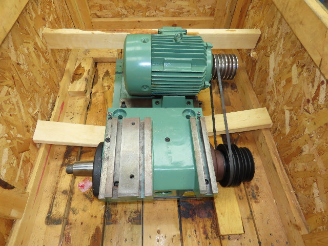 Tschudin HGT Cylindrical Grinder Wheel Drive Motor Refurbished Lathe Metal Mill