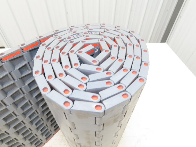 Regina UCC1500 Ultop 15"W MatTop Flat Conveyor Belt Chain Gray FliteTop 10'L