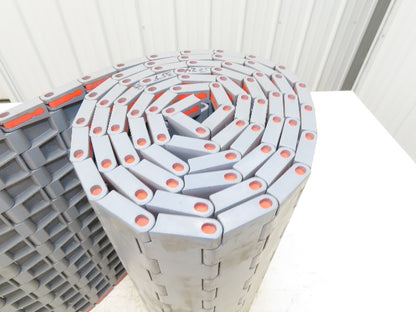 Regina UCC1500 Ultop 15"W MatTop Flat Conveyor Belt Chain Gray FliteTop 10'L