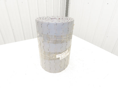 Regina UCC1500 Ultop 15"W MatTop Flat Conveyor Belt Chain Gray FliteTop 10'L