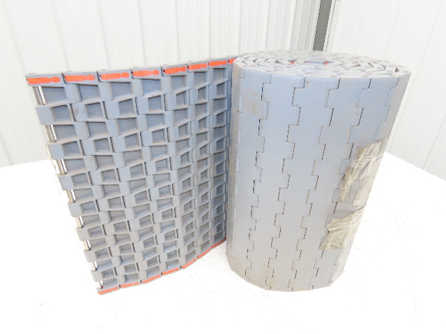 Regina UCC1500 Ultop 15"W MatTop Flat Conveyor Belt Chain Gray FliteTop 10'L