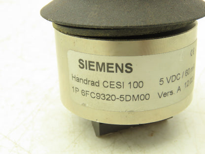 Siemens 1P 6FC9320-5DM00 CNC Manual Pulse Generator Handwheel Control 5VDC Ver A