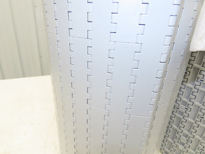 System Plast NGG 2250-0425 FTP2B Mattop Conveyor Belt w/Guides Gray 425mm x 10'L