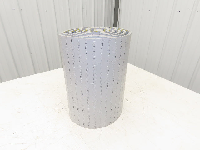 System Plast NGG 2250-0425 FTP2B Mattop Conveyor Belt w/Guides Gray 425mm x 10'L