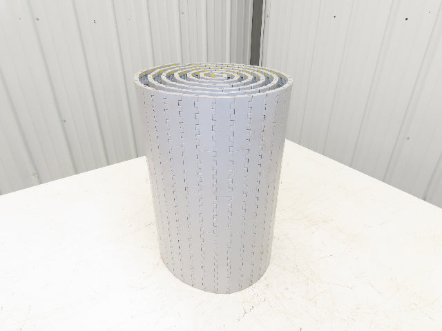 System Plast NGG 2250-0425 FTP2B Mattop Conveyor Belt w/Guides Gray 425mm x 10'L