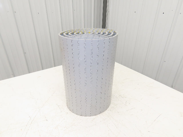 System Plast NGG 2250-0425 FTP2B Mattop Conveyor Belt w/Guides Gray 425mm x 10'L