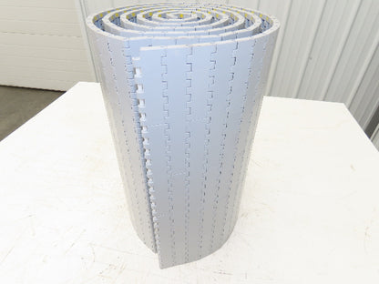 System Plast NGG 2250-0425 FTP2B Mattop Conveyor Belt w/Guides Gray 425mm x 10'L