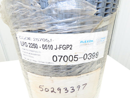 System Plast LFG 2250-0510 J-FGP2 Flush Grid Mattop Conveyor Belt 510mm 20"x 10'