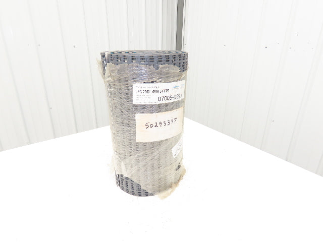 System Plast LFG 2250-0510 J-FGP2 Flush Grid Mattop Conveyor Belt 510mm 20"x 10'