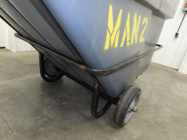 Rubbermaid Model 1026 Commercial Dump Cart 1-1/2 Cubic Yard Towable Heavy Duty