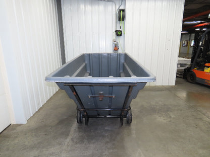 Rubbermaid Model 1026 Commercial Dump Cart 1-1/2 Cubic Yard Towable Heavy Duty