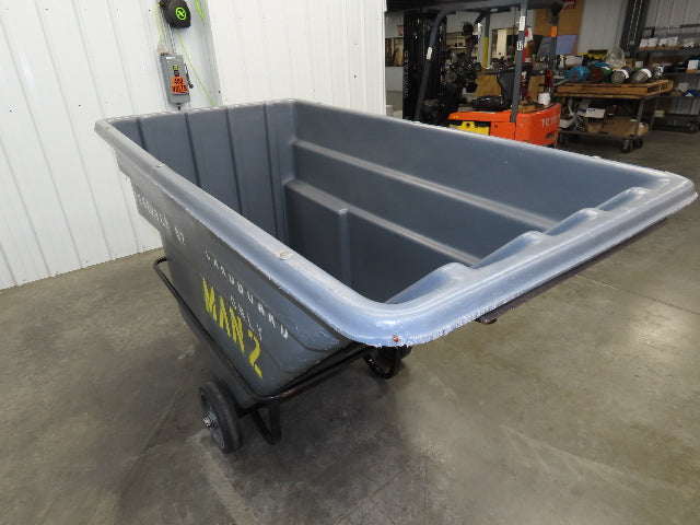 Rubbermaid Model 1026 Commercial Dump Cart 1-1/2 Cubic Yard Towable Heavy Duty