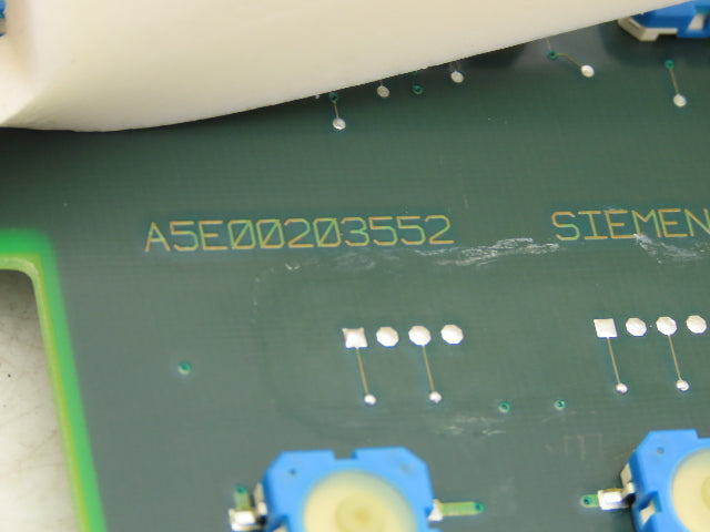 Siemens A5E00203546 Printed Circuit Push Button HMI Control Board A5E00203546