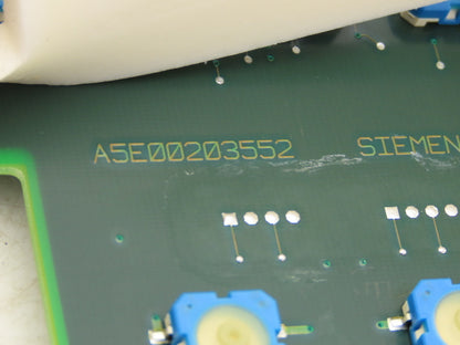 Siemens A5E00203546 Printed Circuit Push Button HMI Control Board A5E00203546