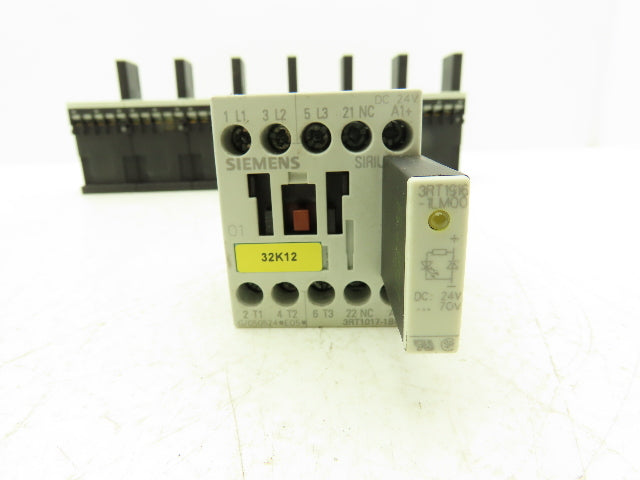 Siemens 3RT1017-1BB42 Motor Starter Contactor 10Hp 20A 600V w/Varistor Lot of 8