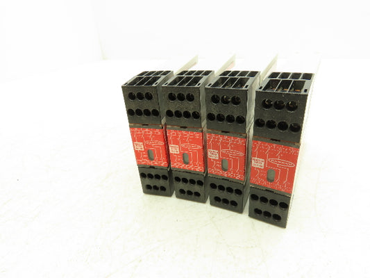 Banner IM-T-9A Machine Safety Relay Module 24 VDC 100 mA 20ms Response Lot of 4