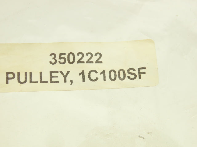 Masterdrive 1C100SF 1C100SF Pulley 10.4"OD Single Groove C Belt Bushed Type SF