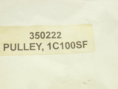 Masterdrive 1C100SF 1C100SF Pulley 10.4"OD Single Groove C Belt Bushed Type SF