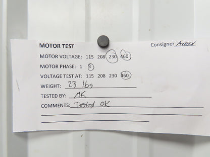 ATB Antriebstechnik IEC 80M Metric AC Motor 0.9kw 1.2Hp 1710rpm 230/460V 3PH