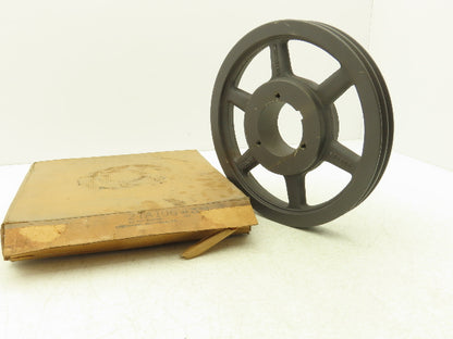 Browning 2TA106 2 Groove Pulley 10.85"OD A Belt Section Requires P1 Bushing