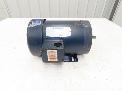 Leeson 110444M.00 AC Motor 1.5Hp 1725 RPM 230/460V 3PH F56H TEFC C6T17FB14C