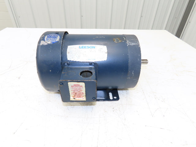 Leeson 110444M.00 AC Motor 1.5Hp 1725 RPM 230/460V 3PH F56H TEFC C6T17FB14C