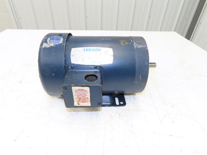 Leeson 110444M.00 AC Motor 1.5Hp 1725 RPM 230/460V 3PH F56H TEFC C6T17FB14C