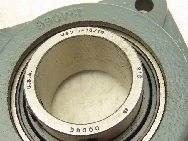 Dodge F4B-VSC-115 Flange Mount Ball Bearing 4 Bolt 1-15/16" Insert 210