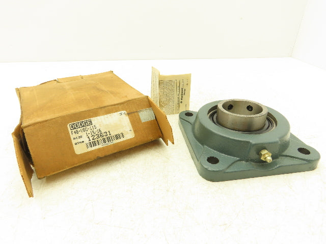 Dodge F4B-VSC-115 Flange Mount Ball Bearing 4 Bolt 1-15/16" Insert 210