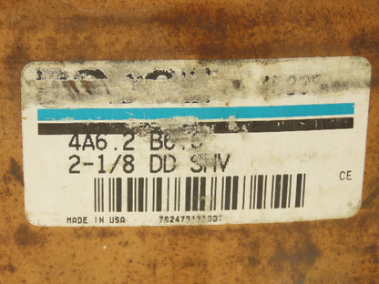 Dodge 4A6.2B6.6 2 1/8 4 Groove Pulley A-B Belt Section 6.95"OD 2-1/8"ID Bore
