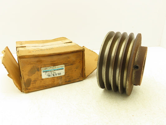Dodge 4A6.2B6.6 2 1/8 4 Groove Pulley A-B Belt Section 6.95"OD 2-1/8"ID Bore