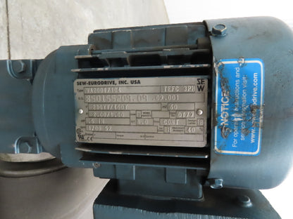 Dorner Side x Side Aluminum Conveyor 350mm 13.75" Belt .5Hp 230/460V 3PH 11' 5"L