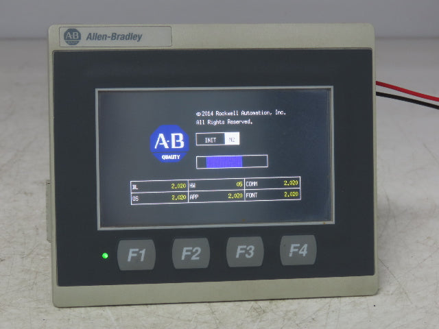 Allen Bradley 2711R-T4T PanelView 800 HMI Control Terminal 4" Touch Screen Ser A