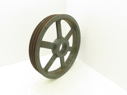 Browning 3TB154 V-Belt Pulley 3 Groove 15.75"OD  A,B Section Belt, Q1 Bushing