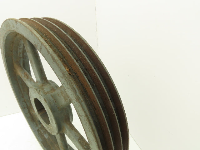 Browning 3TB154 V-Belt Pulley 3 Groove 15.75"OD  A,B Section Belt, Q1 Bushing