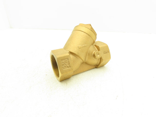 6NPX4 Brass Y Strainer Valve 2"NPT WOG 400 WSP 125