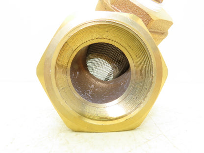 6NPX4 Brass Y Strainer Valve 2"NPT WOG 400 WSP 125