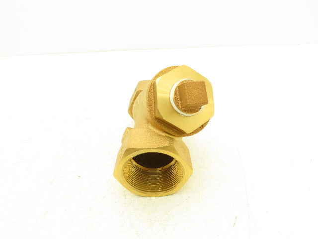 6NPX4 Brass Y Strainer Valve 2"NPT WOG 400 WSP 125