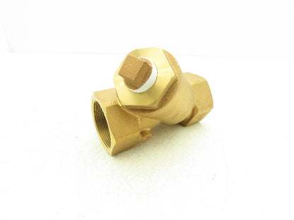 6NPX4 Brass Y Strainer Valve 2"NPT WOG 400 WSP 125