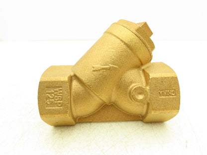 6NPX4 Brass Y Strainer Valve 2"NPT WOG 400 WSP 125