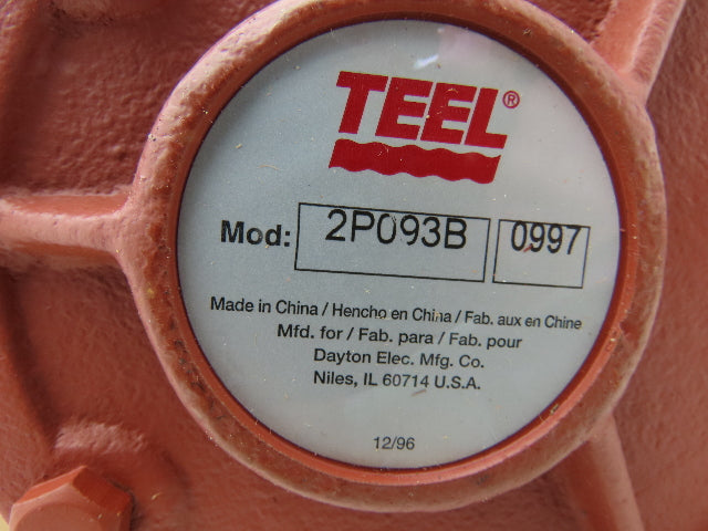 Teel 2P093B Manual Rotary Oil Drum Pump 10GPM 1"NPT Hand Pump