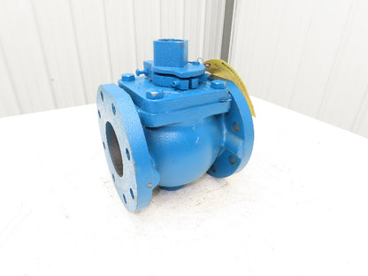 Milliken 601 Millcentric Plug Valve 4" Flanged 175CWP ANSI 125 Cast Iron