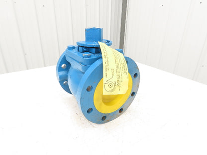Milliken 601 Millcentric Plug Valve 4" Flanged 175CWP ANSI 125 Cast Iron
