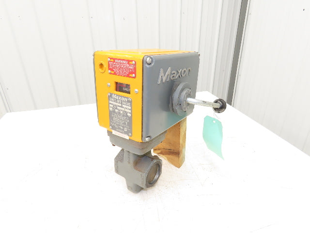 Maxon 2" 808-1 Natural Gas Shut Off Valve 120V 2" Threaded 70 PSI