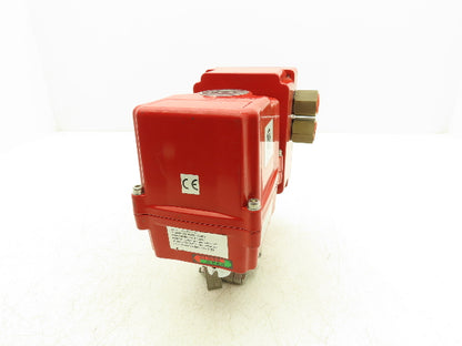 Triac WEM-500 Electric Actuator 1/2" V-Port Ball Valve Stainless 115V 1PH