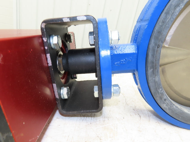 ABZ 10" Wafer Butterfly Valve w/Pneumatic Rotork Actuator RCIO-260-DA