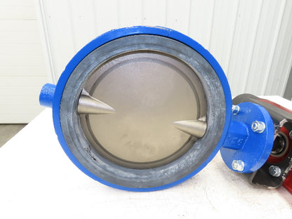 ABZ 10" Wafer Butterfly Valve w/Pneumatic Rotork Actuator RCIO-260-DA