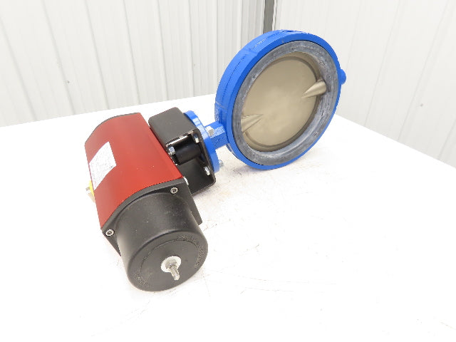 ABZ 10" Wafer Butterfly Valve w/Pneumatic Rotork Actuator RCIO-260-DA