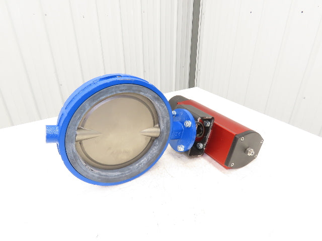 ABZ 10" Wafer Butterfly Valve w/Pneumatic Rotork Actuator RCIO-260-DA