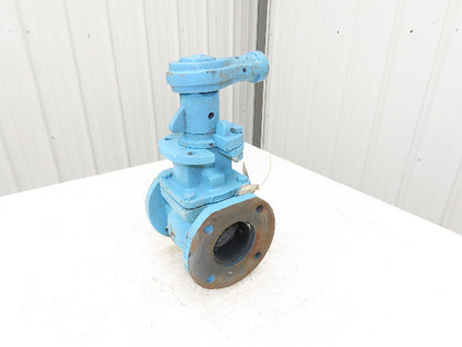 Pratt Ballcentric Plug Valve 3" Flanged 175CWP Cast Iron